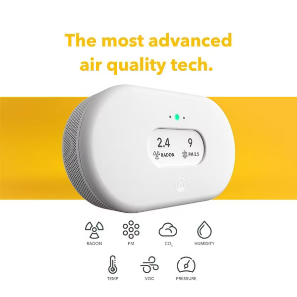 Airthings View Plus Radon and Indoor Air Quality Monitor