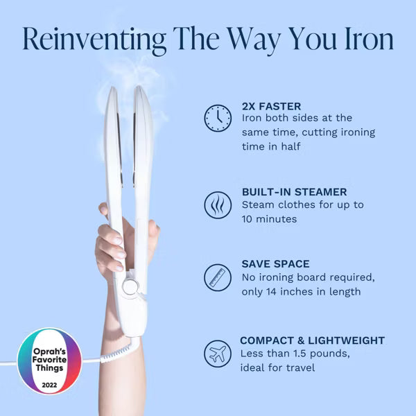 Nori Press Handheld Steam Iron - White