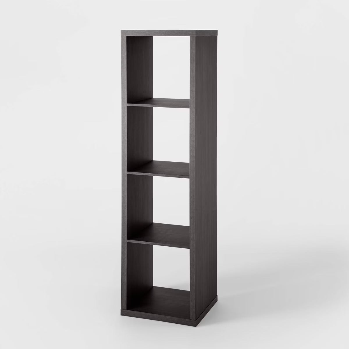 13'' 4 Cube Vertical Organizer Black Oak - Brightroom™