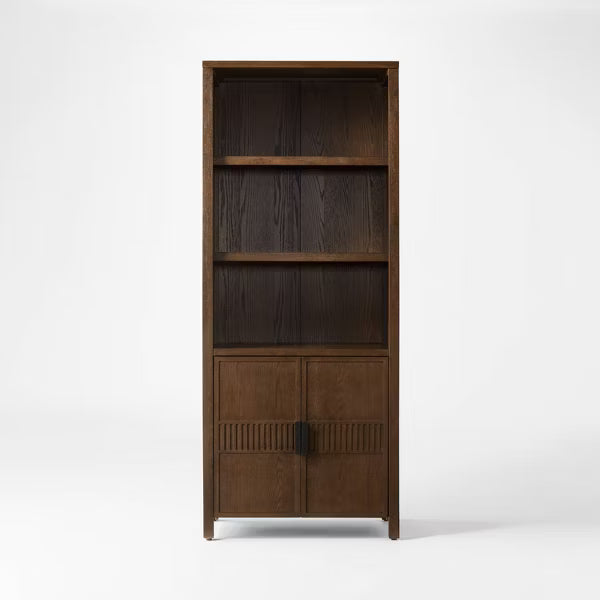 68.25" Dosinia Bookshelf Brown - Threshold™ Designed with Studio McGee