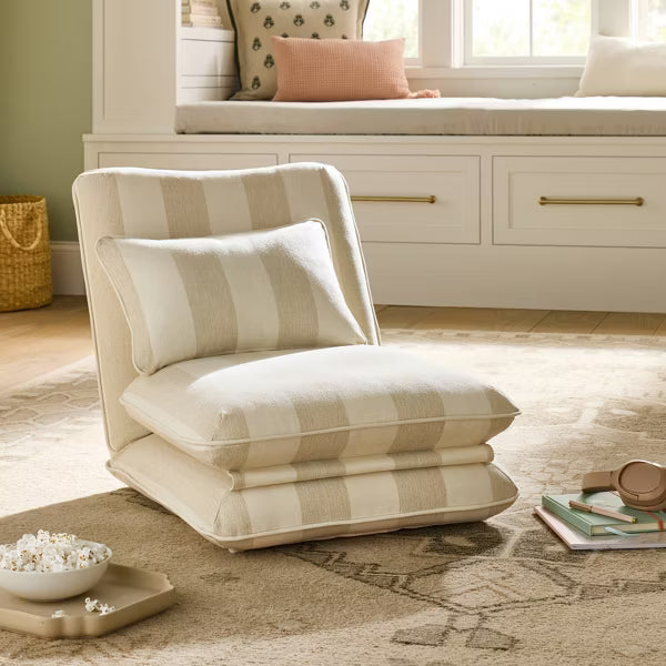 Teen Floor Lounge Chair Cream - Threshold™ designed with Studio McGee