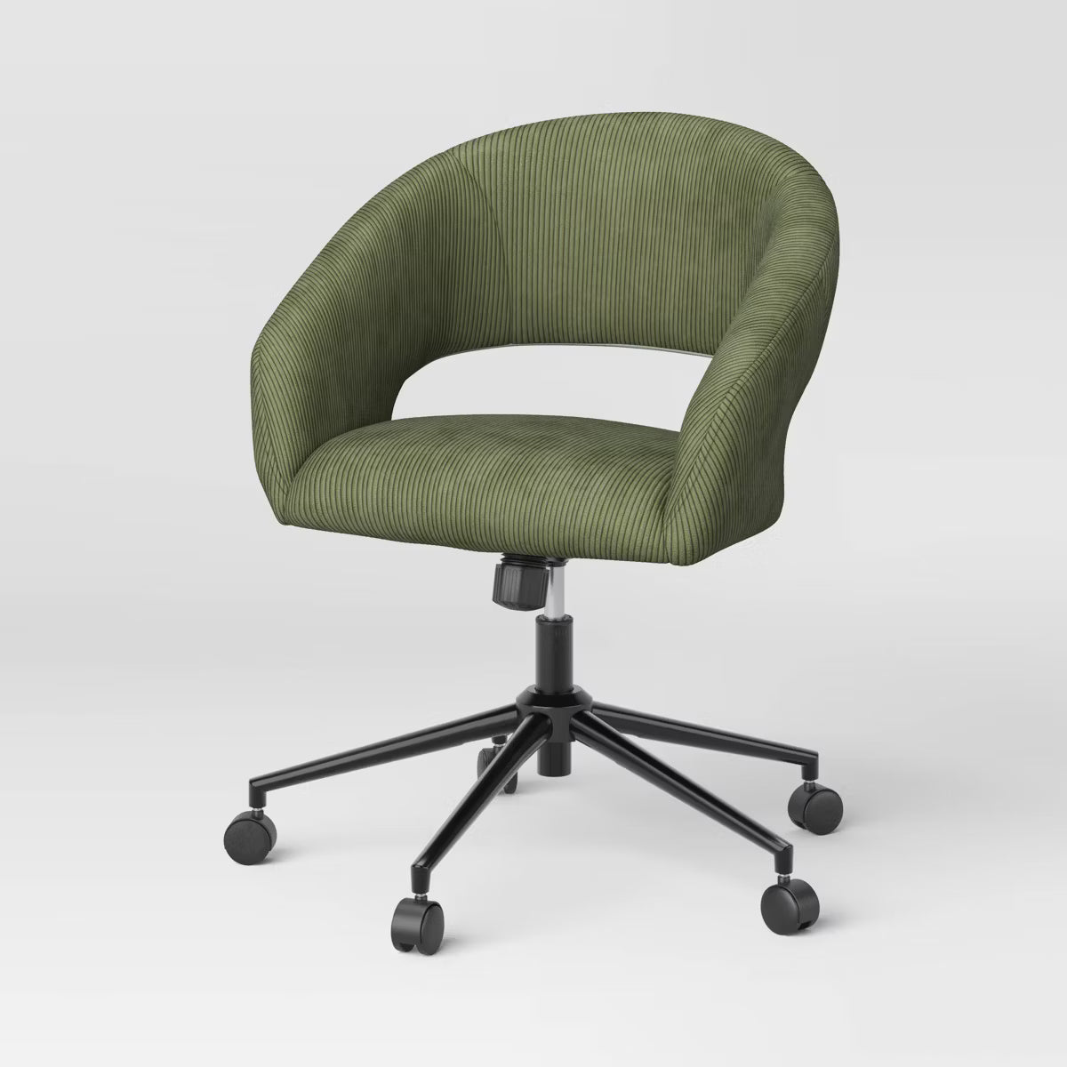 Rolling Swivel Barrel Back Dorm Office Chair Green - Room Essentials