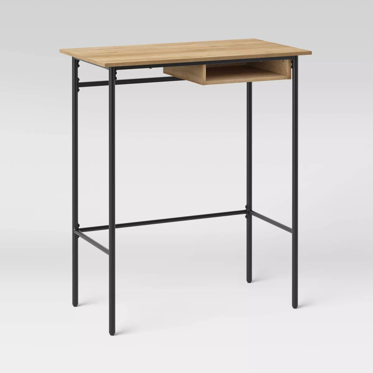 Standing Desk Natural Room Essentials Modern Style Metal Base La