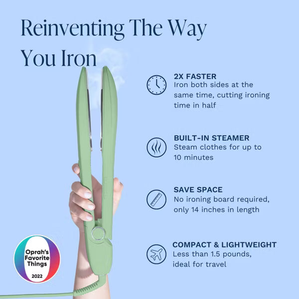 Nori Press Handheld Steam Iron Green