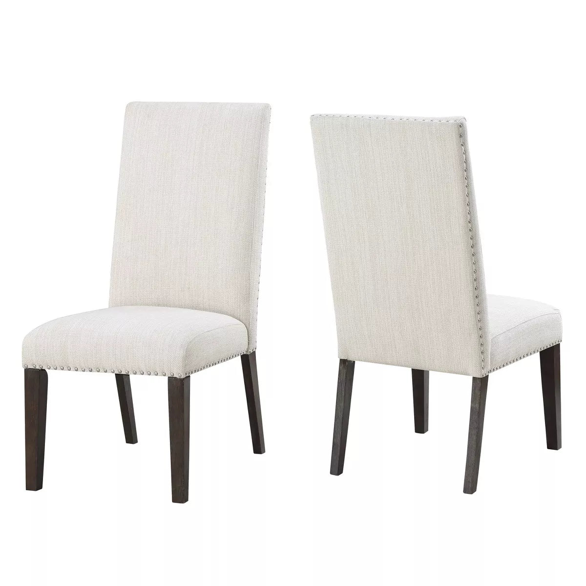 Set of 2 Hutchins Upholstered Chairs Cream - Steve Silver Co. (Copy)
