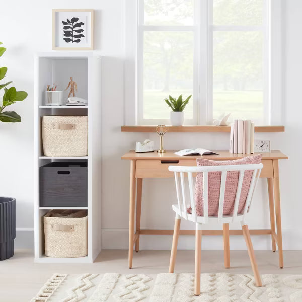 13'' 4 Cube Vertical Organizer White - Brightroom™