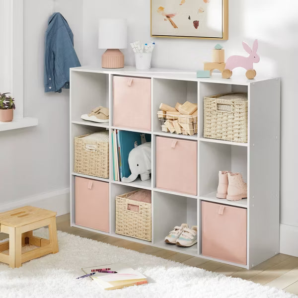 11" 12 Cube Book Shelf White - Brightroom™