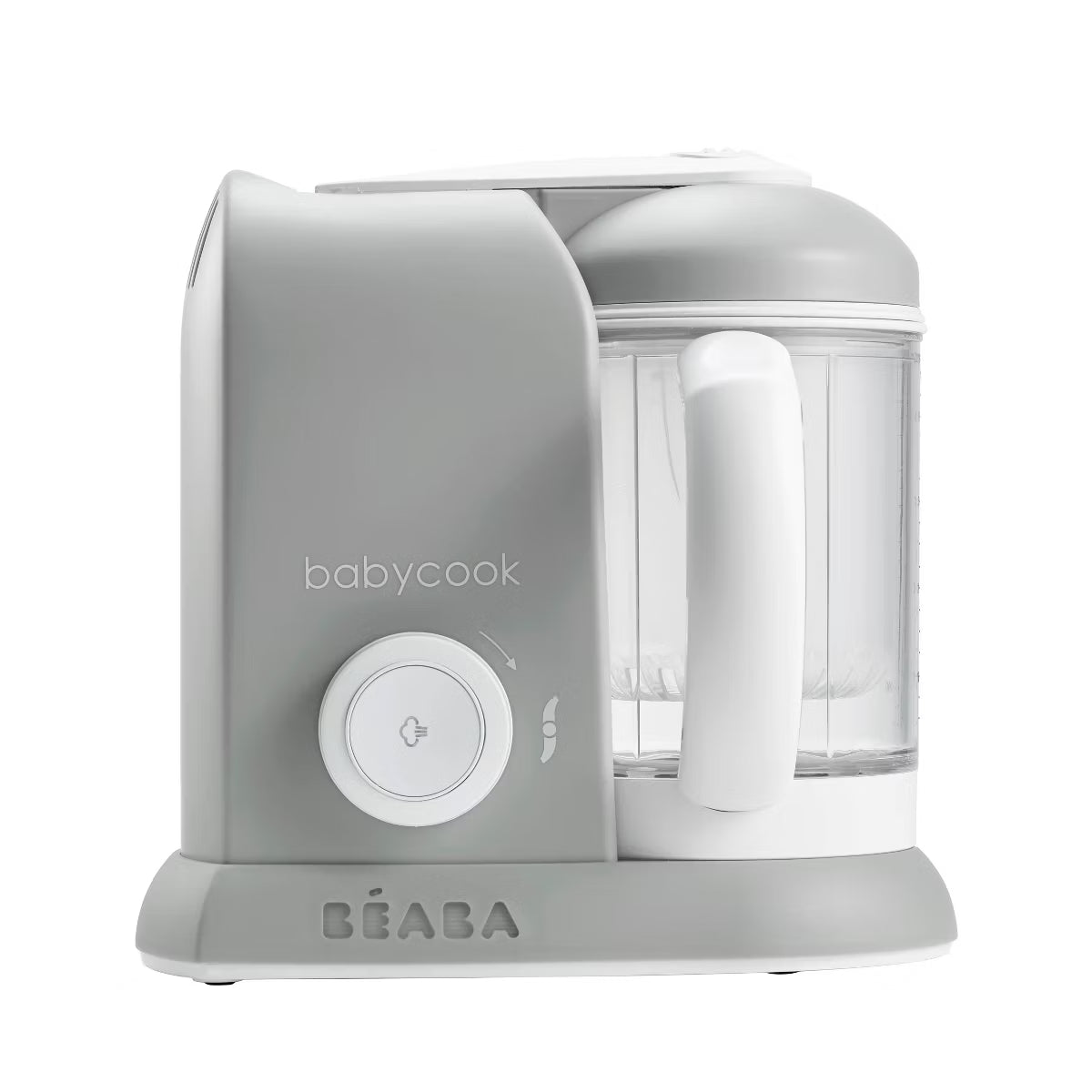 Beaba Babycook Solo Food Processor - White/Gray: Blends, Steams, Purees, BPA-Free