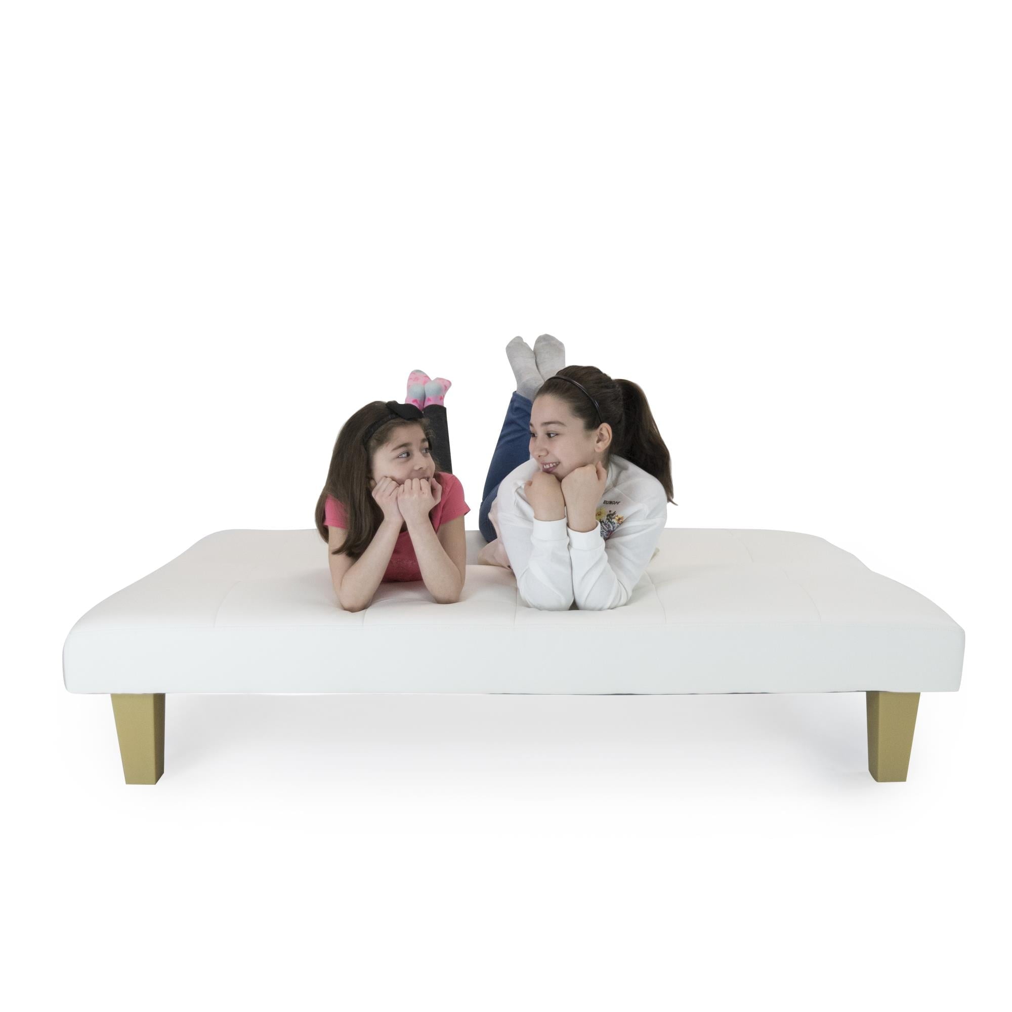 Desert Fields Aria Futon Sofa Bed, White