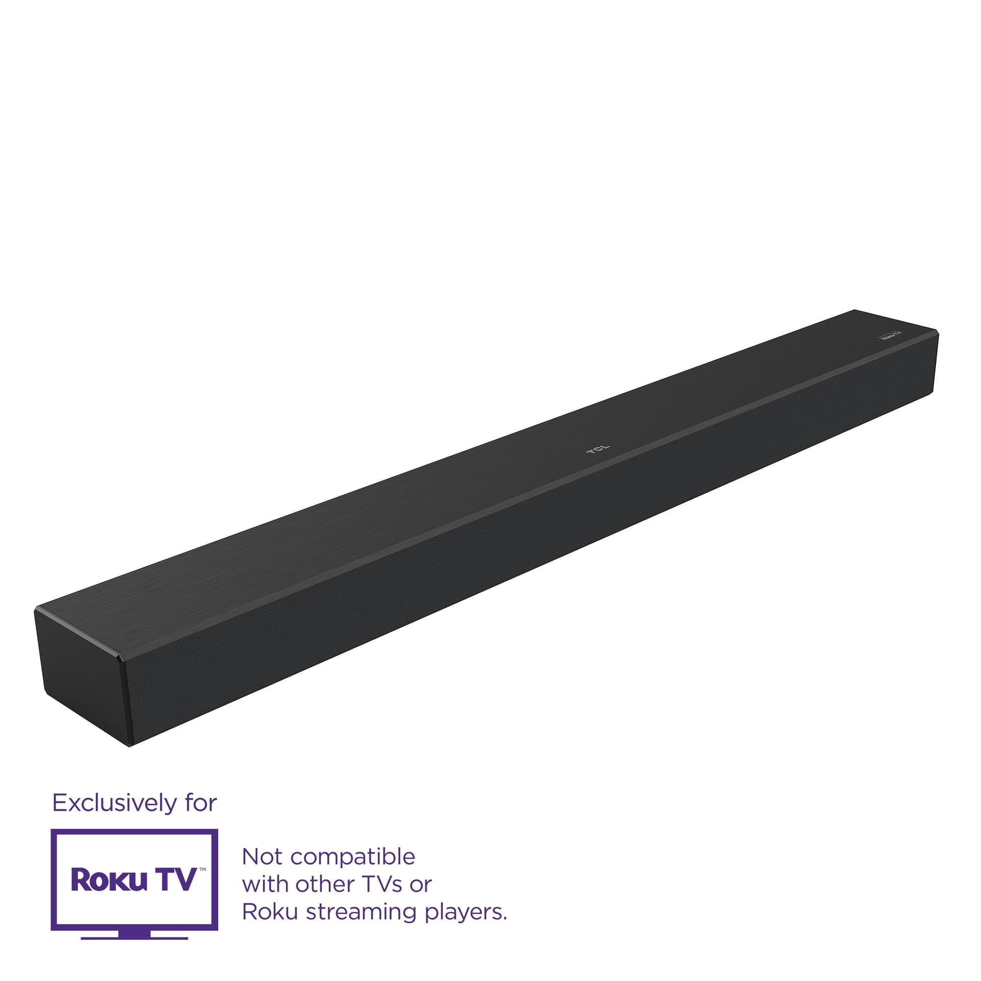 TCL Alto R1 Roku TV Wireless 2.0 Channel Sound Bar for Any Roku TVs, Bluetooth – TSR1 31.5-inch, Black