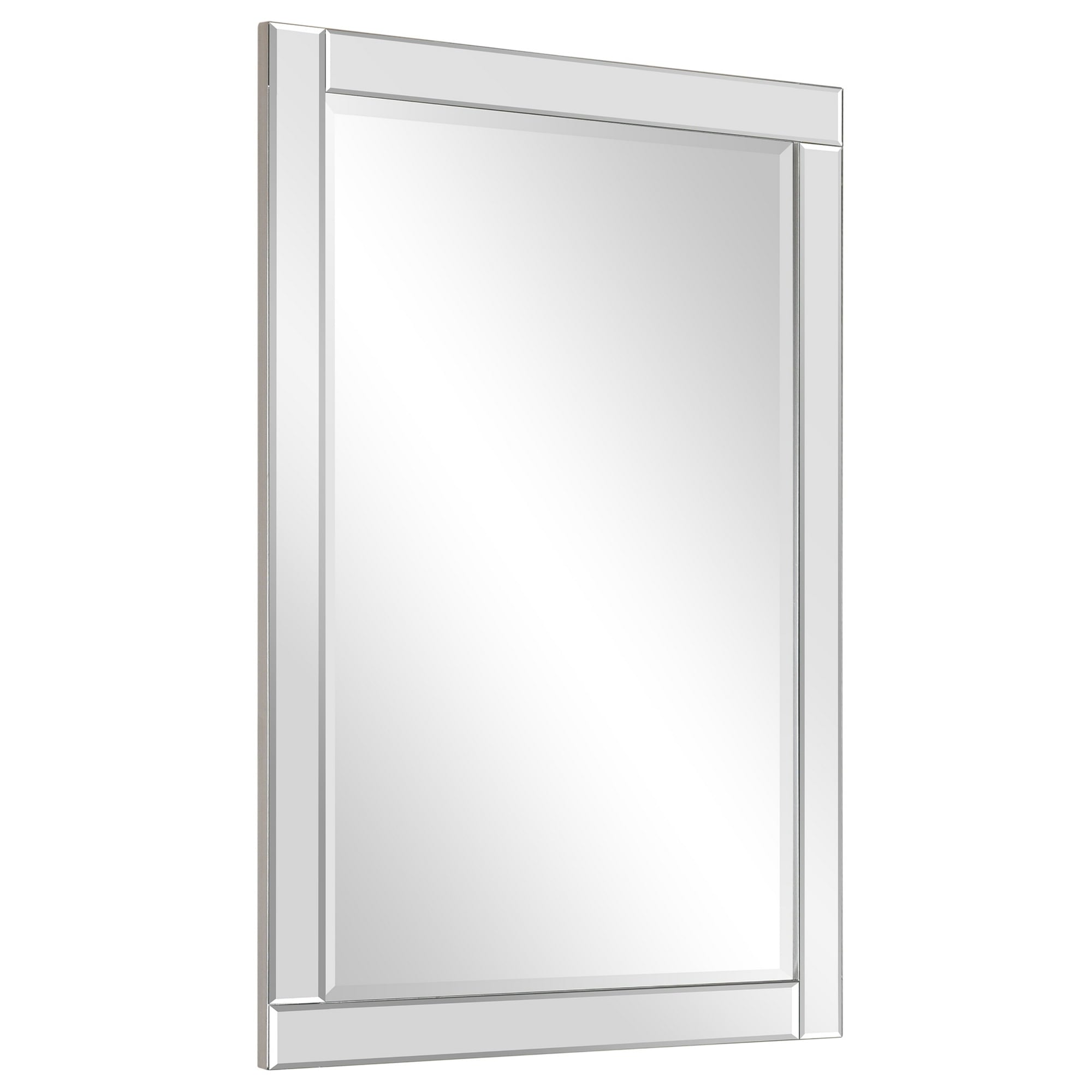 Empire Art Direct Wall Mirror 24-in W x 36-in H Clear Beveled Wall Mirror