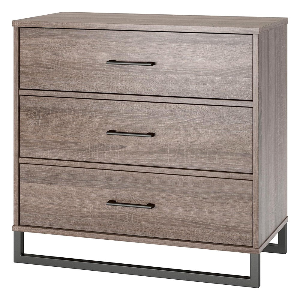 Mixed Material 3 Drawer Dresser Gray - Room Essentials™