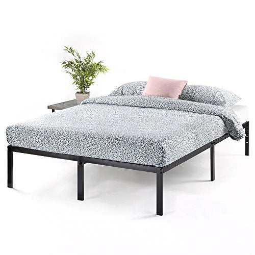 Best Price Mattress Queen Bed Frame - 14" Metal Platform Bed Frame W/Heavy Duty Steel Slat Mattress Foundation (No Box Spring Needed), Queen Size