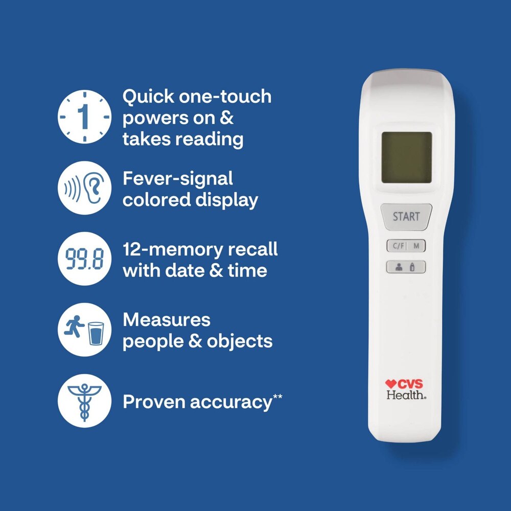 CVS Health One Touch Non-Contact Infrared Thermometer