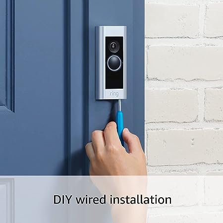 Ring Wired Doorbell Plus (Video Doorbell Pro) – Upgraded, with added security features and a sleek design (existing doorbell wiring required)