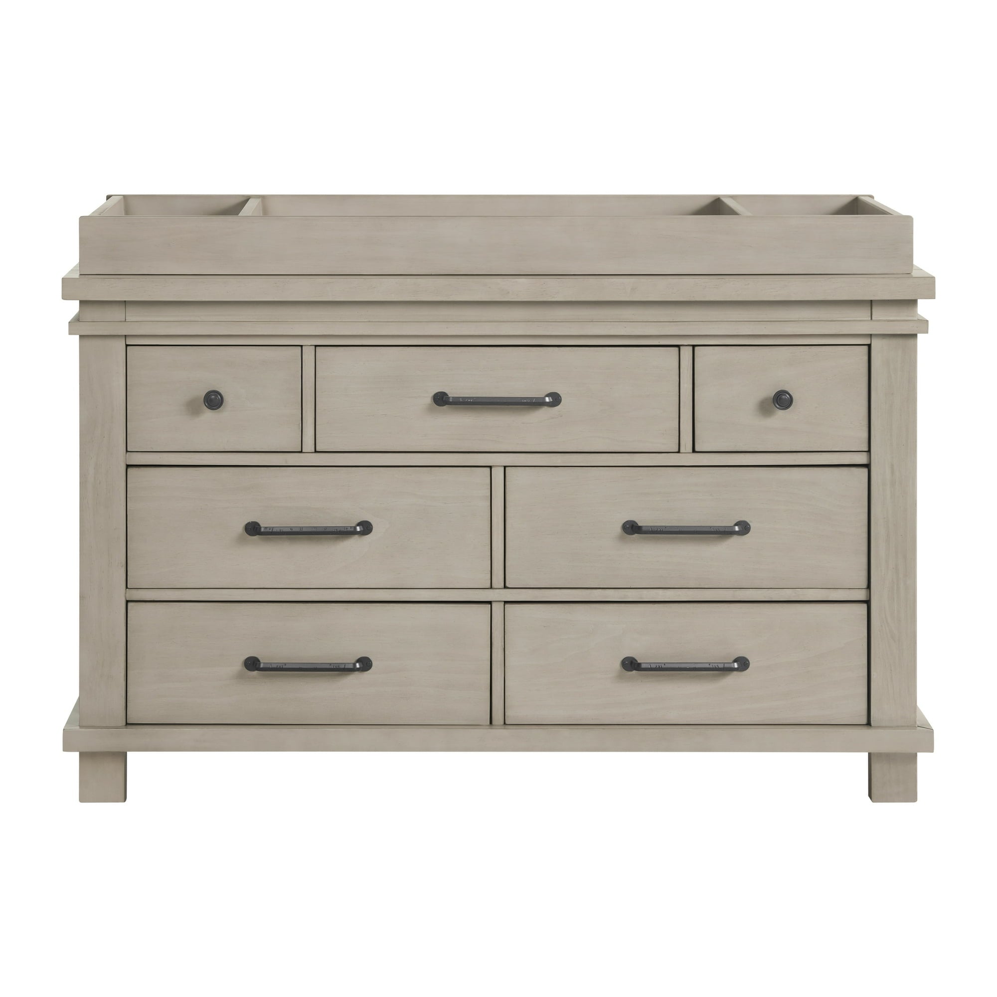 Soho Baby 43065930 Hampton Premium Changing Topper for 7-Drawer Dresser, Smooth Stone Wash Finish