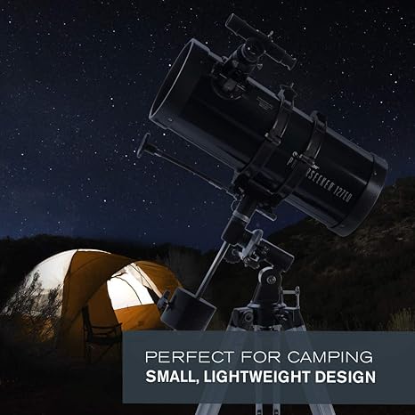 PowerSeeker 127EQ Telescope - Manual German Equatorial Telescope for Beginners - Compact and Portable - Bonus Astronomy Software Package - 127mm Aperture