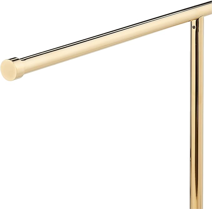 Kingston Brass Claremont T-Shape Towel-Rack, Polished Brass