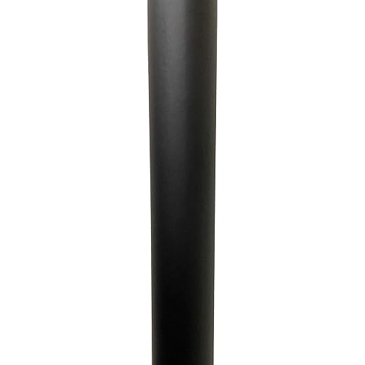 Iron Stair Balusters 5/8" Round x 44" Long, Classic, Hollow, Black Powder Coated - 30pcs - (Satin black) - DH-28