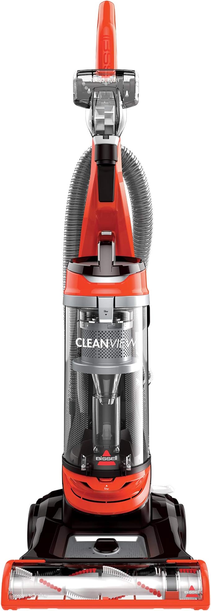 BISSELL 2486 CleanView Bagless Vacuum, Powerful Multi Cyclonic System, Large Capacity Dirt Tank, Specialized Pet Tools, Easy Empty