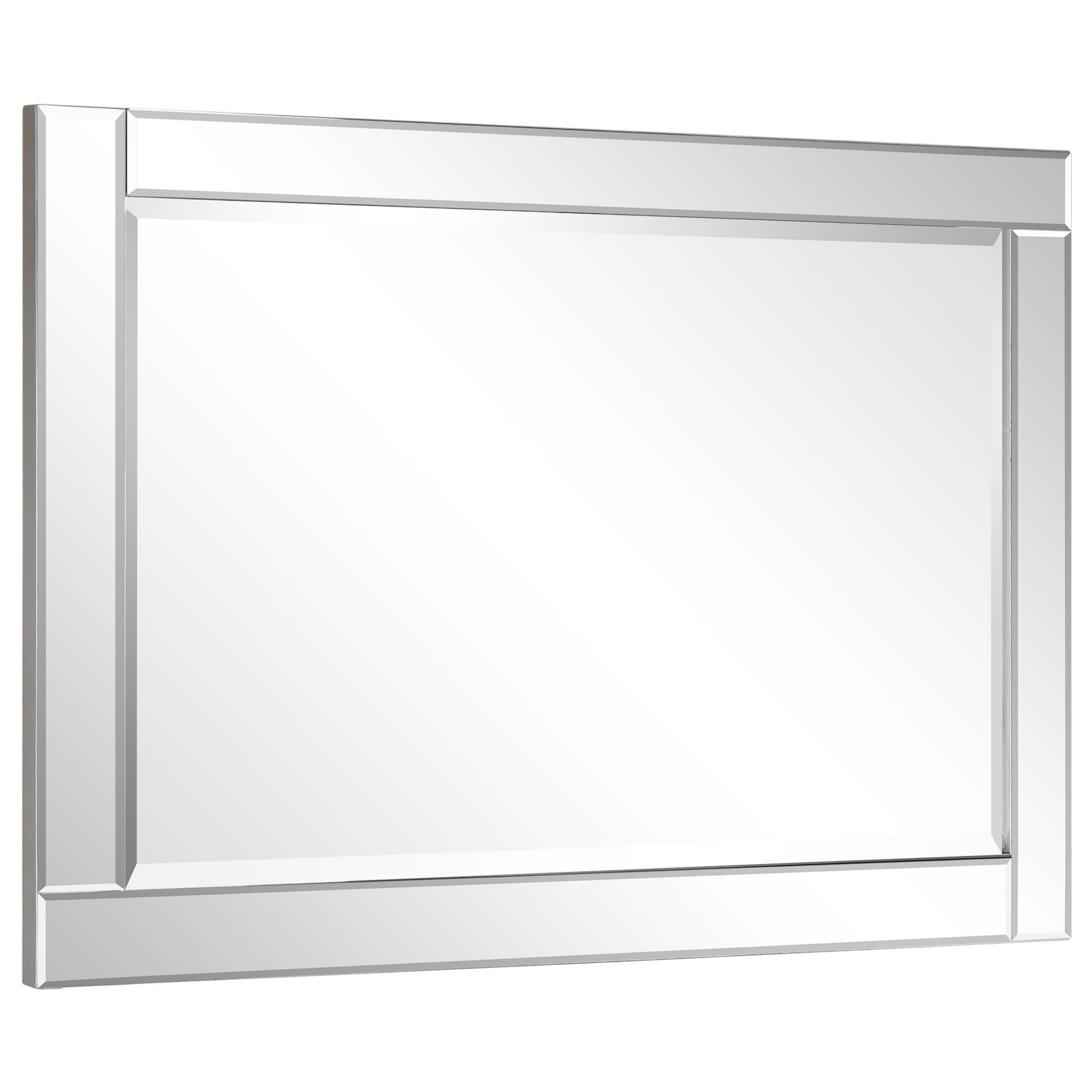 Empire Art Direct Wall Mirror 24-in W x 36-in H Clear Beveled Wall Mirror