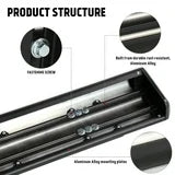 TPA 6" Black Aluminum Alloy Running Boards Fit for Quad/Extended Cab 2019-2025 Dodge Ram 1500 New Body Style Side Step Nerf Bar(2019-2025 Ram 1500 Classic 2019-2025 Ram 2500 3500 Excluded)