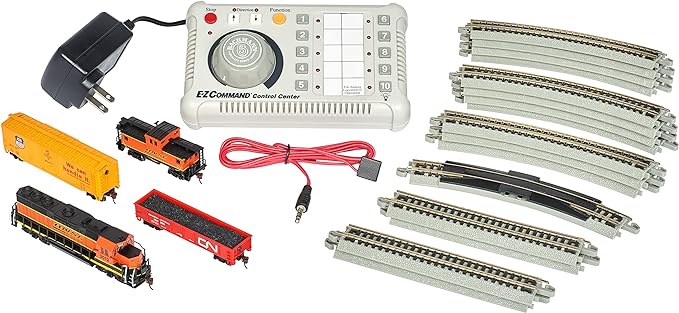 Bachmann Trains - Roaring Rails DCC Sound Value Ready to Run Electric Train Set - N Scale