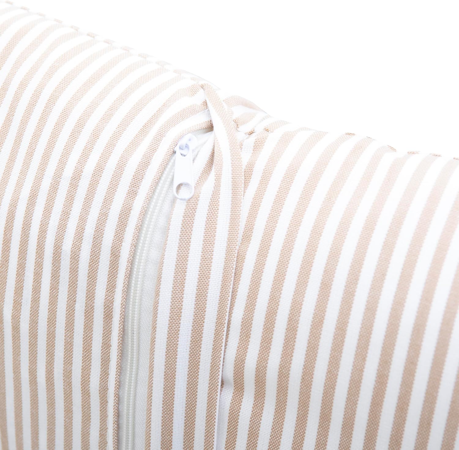 Linon Harris Beige 2 Piece Nook Cushion Set with 3 Coordinating Accent Pillows by Linon - Only Fits Harris Nook Collection