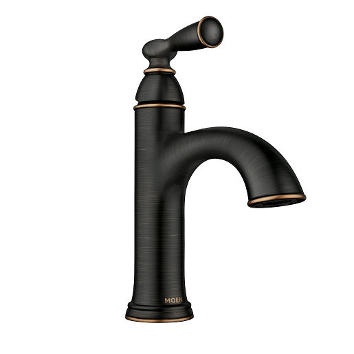 Banbury Mediterranean Bronze One-Handle High Arc Bathroom Faucet