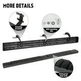 TPA 6" Black Aluminum Alloy Running Boards Fit for Quad/Extended Cab 2019-2025 Dodge Ram 1500 New Body Style Side Step Nerf Bar(2019-2025 Ram 1500 Classic 2019-2025 Ram 2500 3500 Excluded)