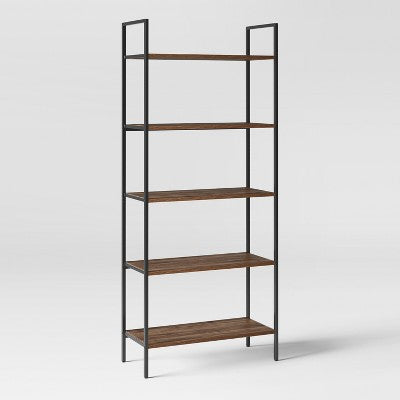 Loring 5 shelf deals bookcase