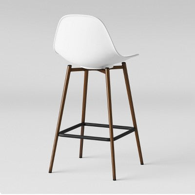 Copley Plastic Counter Height Barstool White - Threshold™