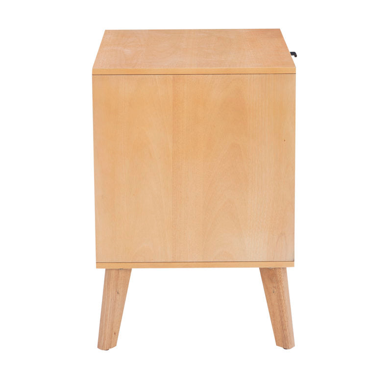 Linon Claudette Cane Nightstand