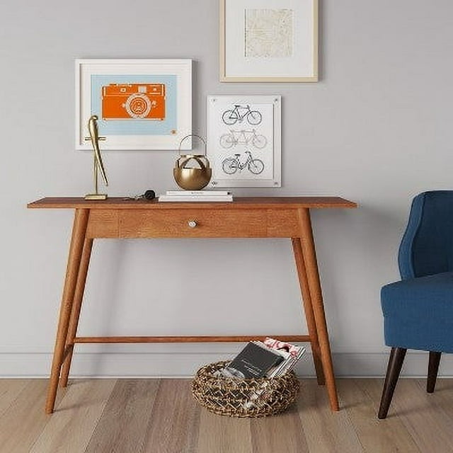 Amherst Mid Century Modern Desk/Console Table Brown - Project 62