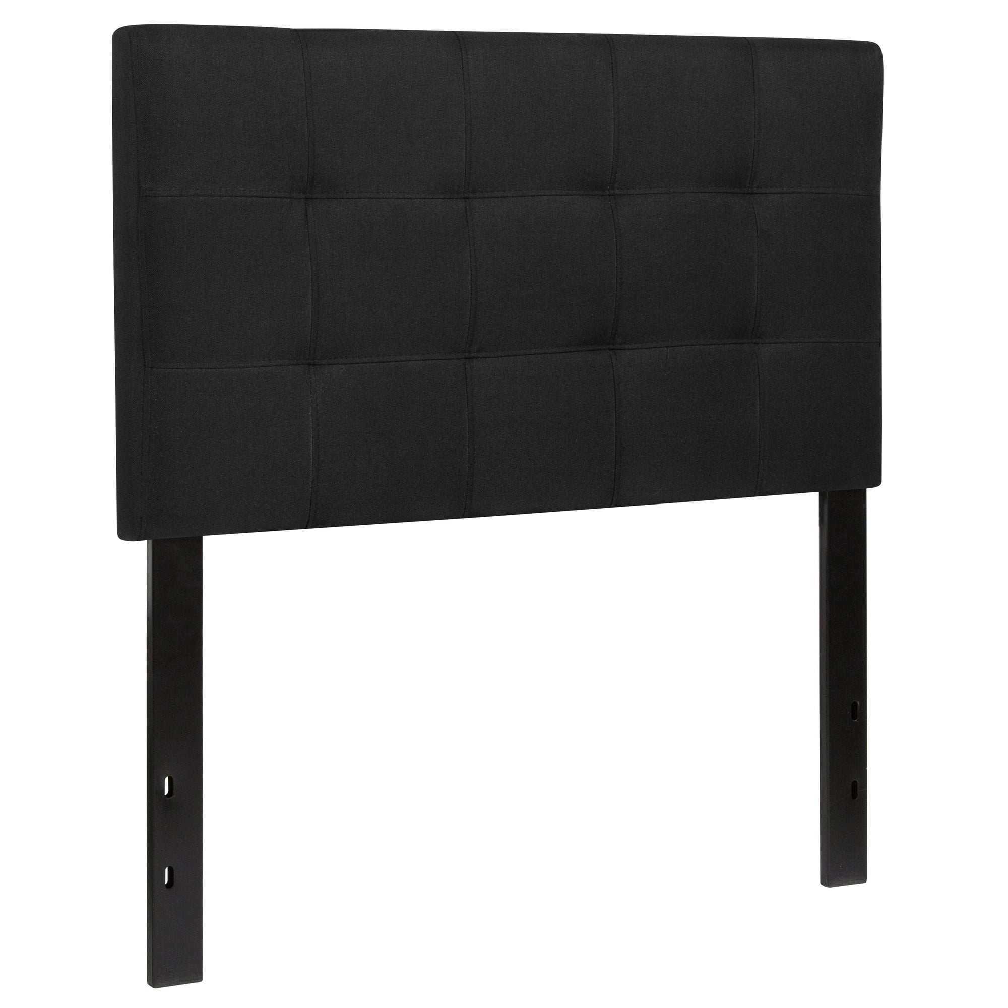 Flash Furniture Bedford Tufted Upholstered Twin Size Headboard in Black Fabric