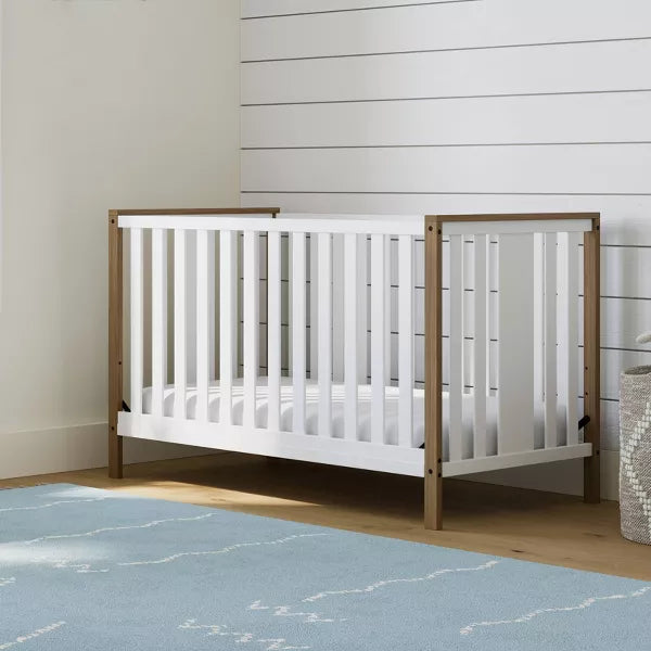 Storkcraft Modern Pacific 5-in-1 Convertible Crib Color White/Vintage Driftwood