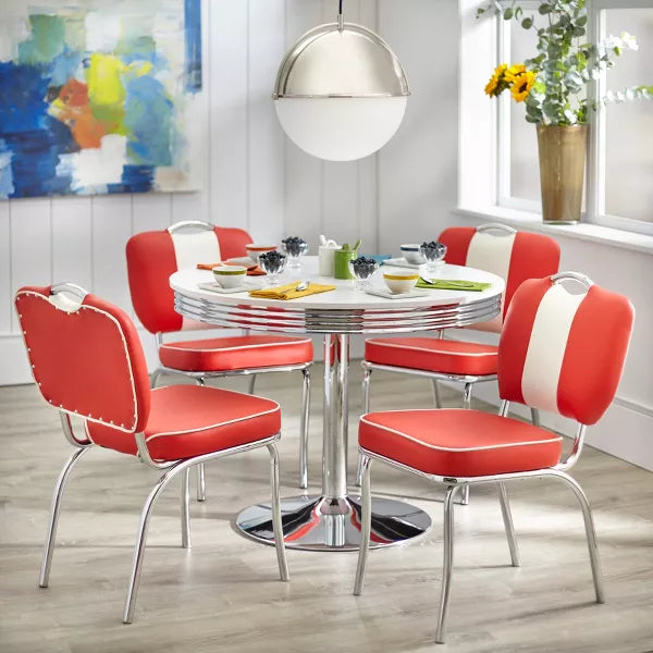 Set of 2 Raleigh Retro Dining Chairs - Buylateral