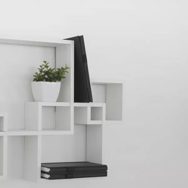 25.5" x 17.75" Intersecting Cube Wall Shelf - Danya B.