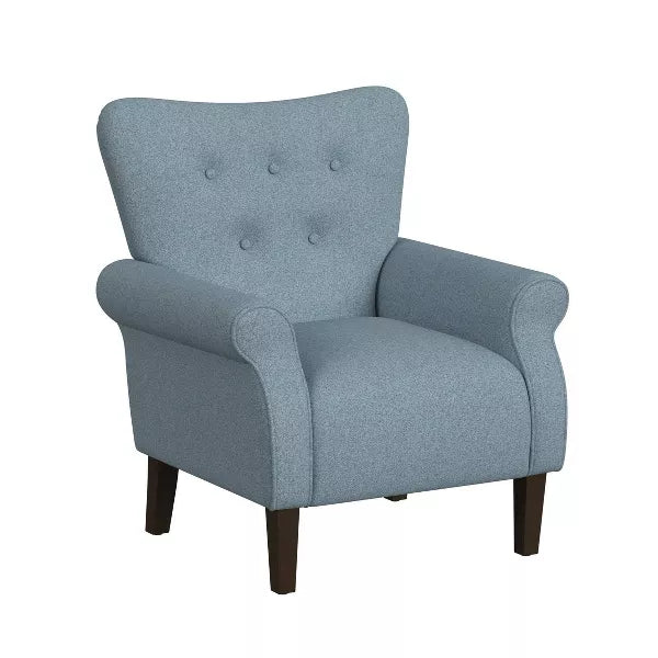 Rolled Arm Accent Chair - HomePop