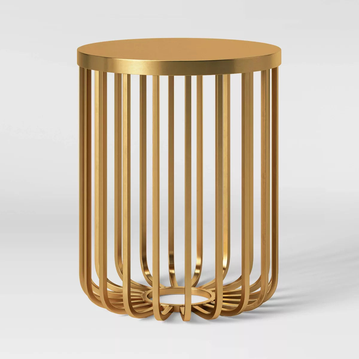 Kibara Cage Accent Table Brass - Threshold™