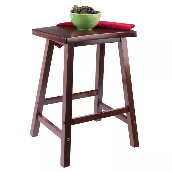 Katashi Fan Shape Stool Walnut - Winsome (Size 24")