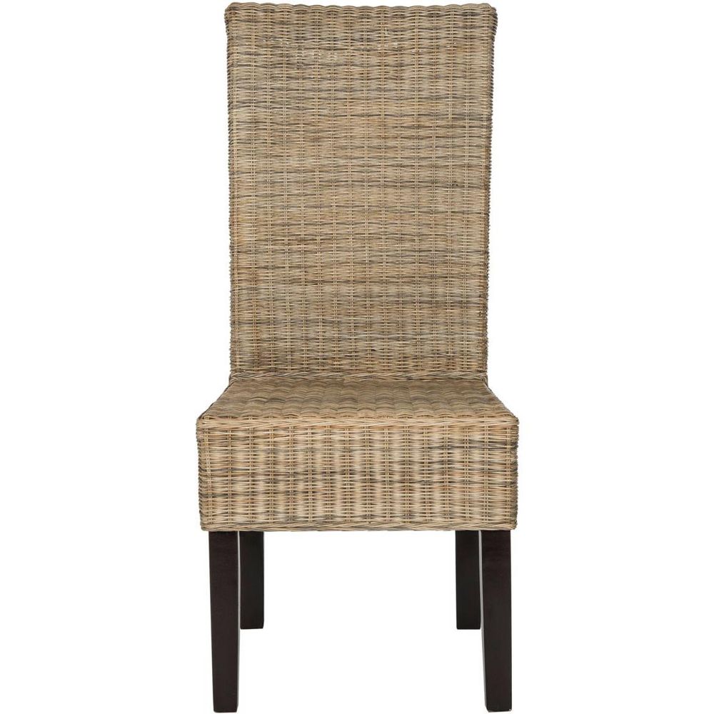 Arjun 18''H Wicker Dining Chair (Set of 2) - Safavieh