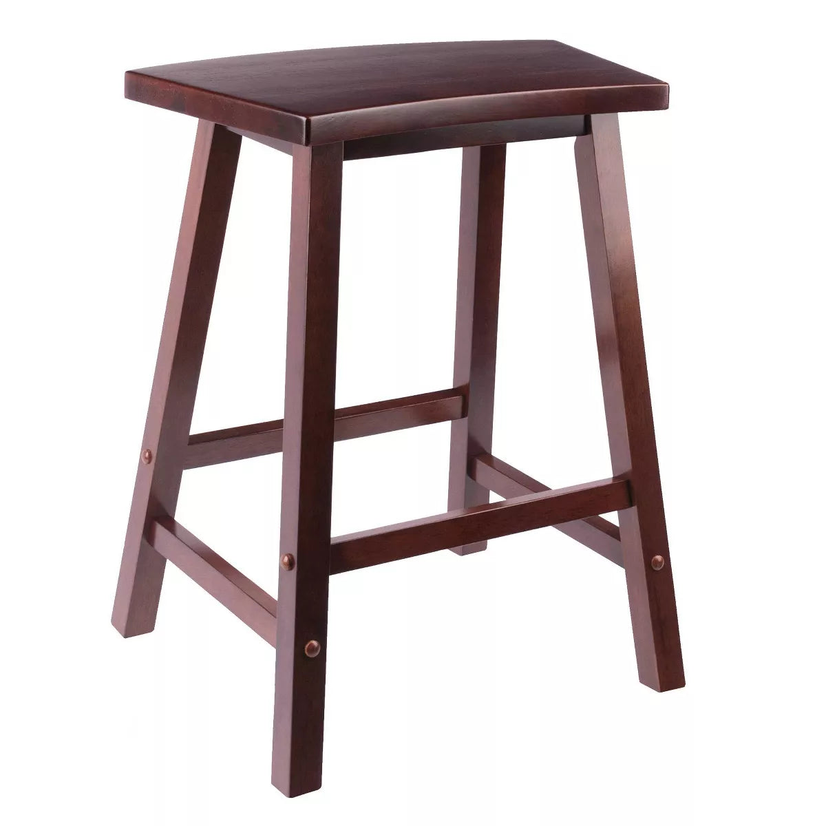 Katashi Fan Shape Stool Walnut - Winsome (Size 24")