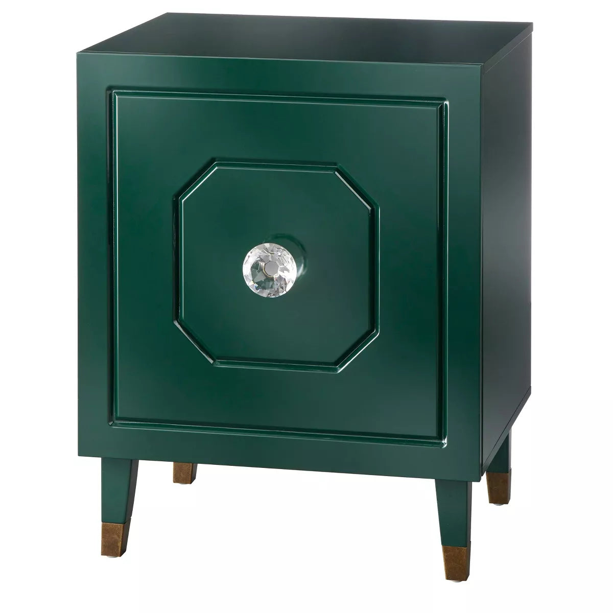 Jaslene Side Accent Cabinet - angelo:HOME (Dark Green)