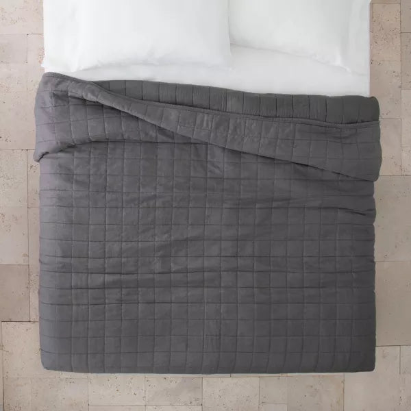 Heavyweight Linen Blend Quilt - Casaluna™