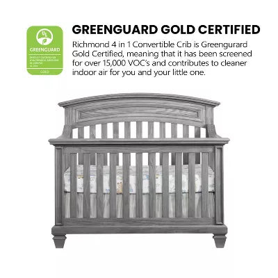 Oxford Baby Richmond 4 in 1 Convertible Crib