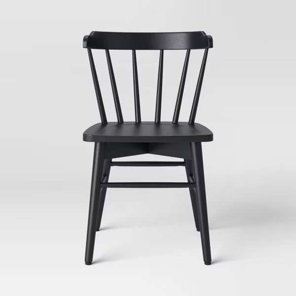Wooden Barrel Dining Chair Black - Threshold™, Assembly Required