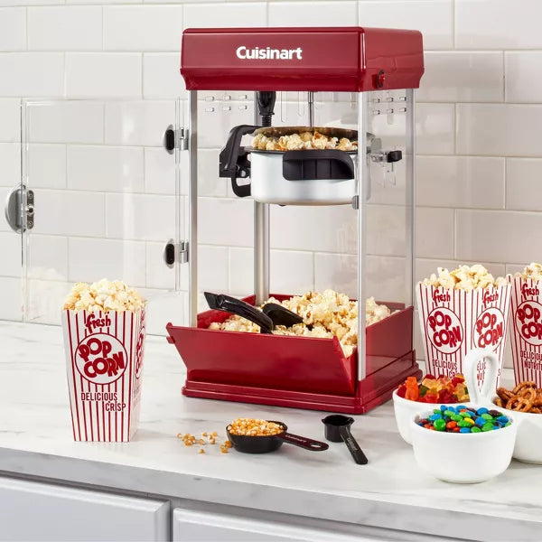 Cuisinart 16 Cup Theater-Style Electric Popcorn Maker Red CPM-32