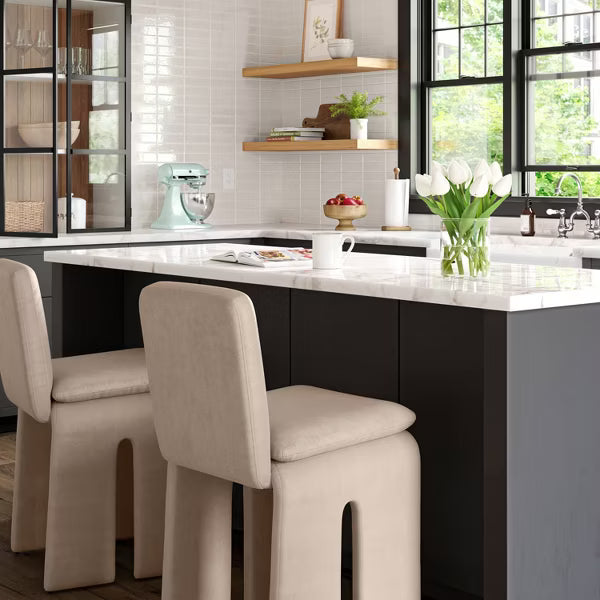 Thousand Oaks Wood Scalloped 2 Door Cabinet Black - Threshold™ designed with Studio McGee