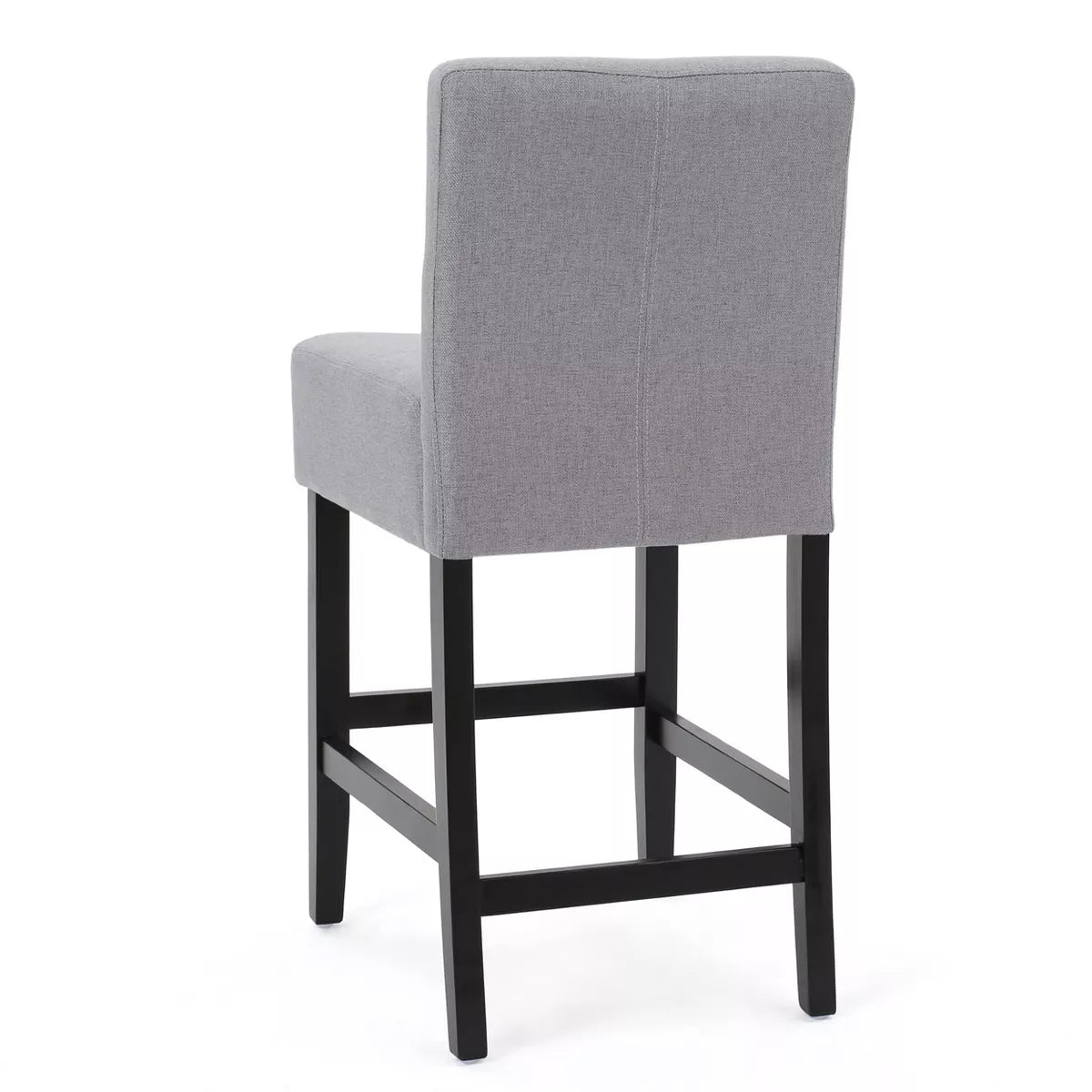 Set of 2 26" Lopez Fabric Counter Height Barstools - Christopher Knight Home (Light Gray)